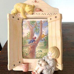 Vtg Charpente Disney Winnie The Pooh & Friends 3-D Frame